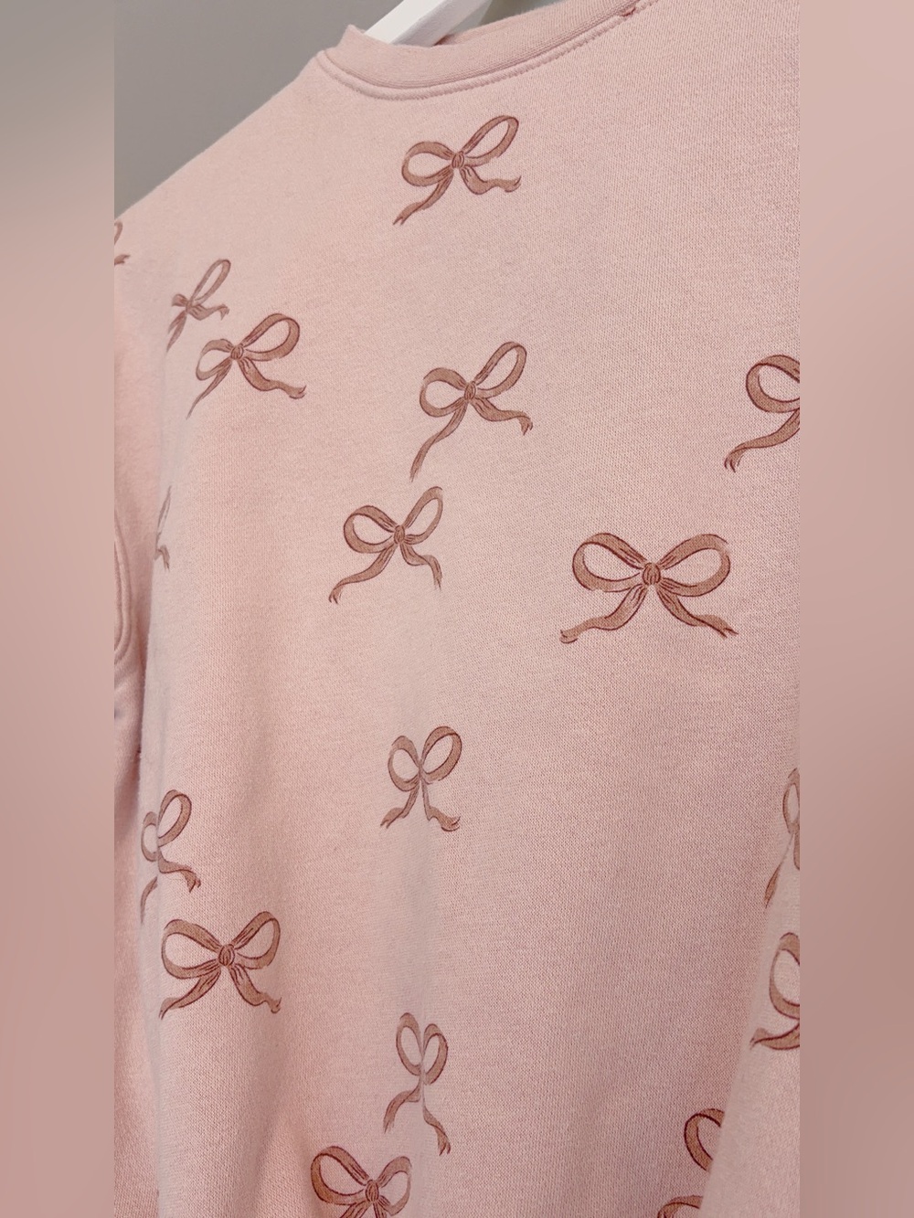 KIDS - Rylee&Cru Ribbon sweatshirt, Size 8-9 - Picture 2 of 4